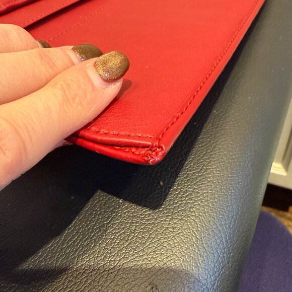 Gucci Microguccissima Heart Continental Red Leather Wallet - Picture 11 of 11